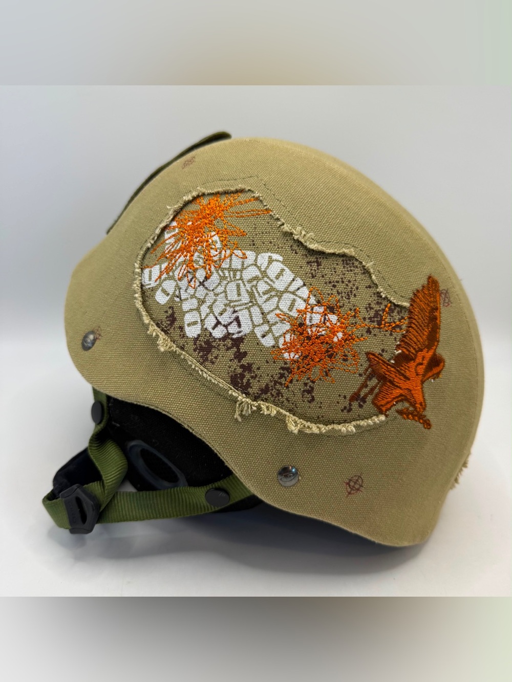 Giro Bad Lieutenant Snowboard Ski Helmet Tan Military Adult Size S 53.5-55.5